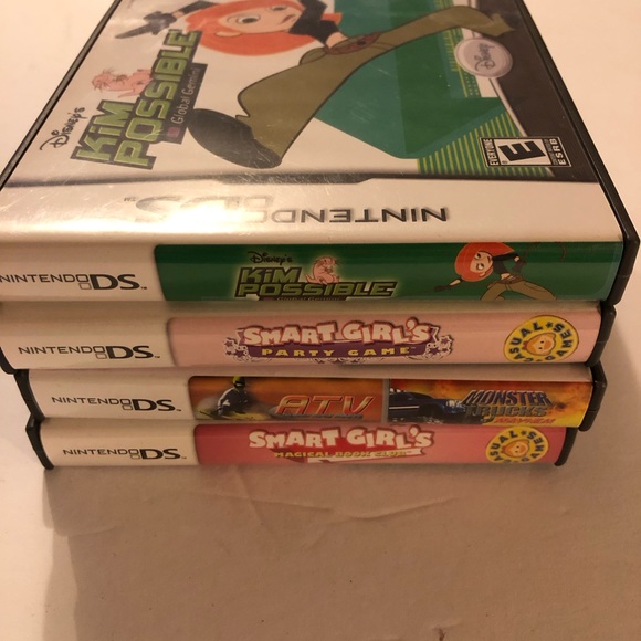 4 empty Nintendo DS Cases and manuals only Kim Possible Girl’s Party game ATV - Picture 7 of 9